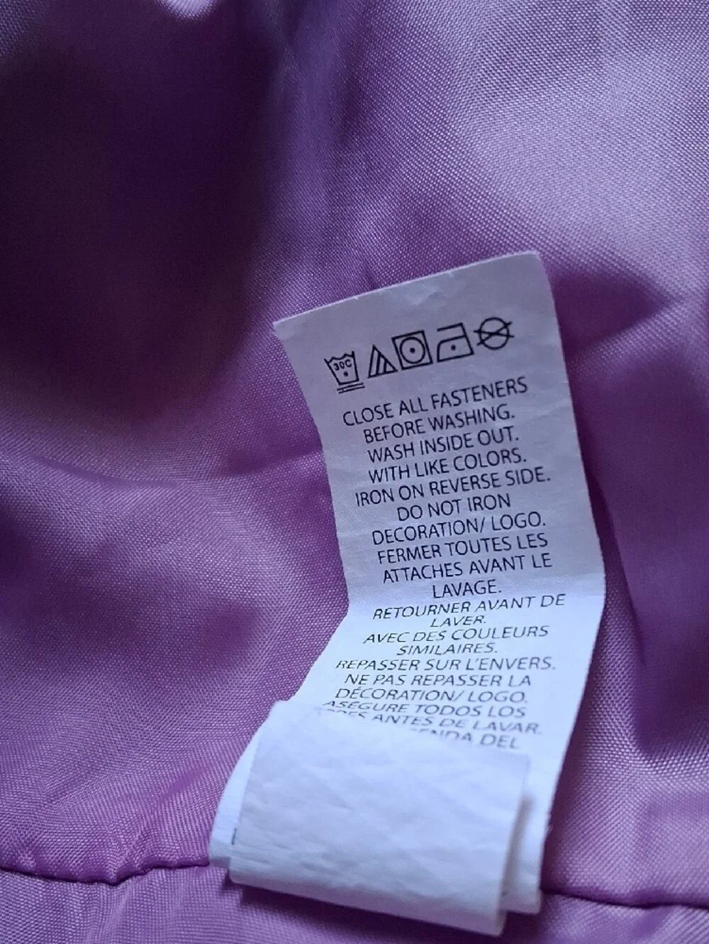 The Children's Place Lilac Hooded Puffer Jacket